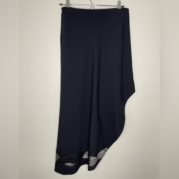 A.L.C. Dixie Black Asymmetrical Lace Ruffle Skirt Size 2 - Picture 12 of 12